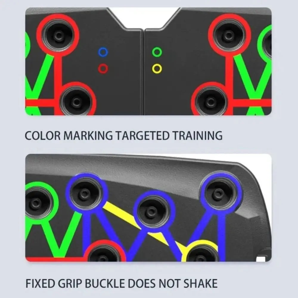 All-in-One Push-Up Training System with Resistance Bands