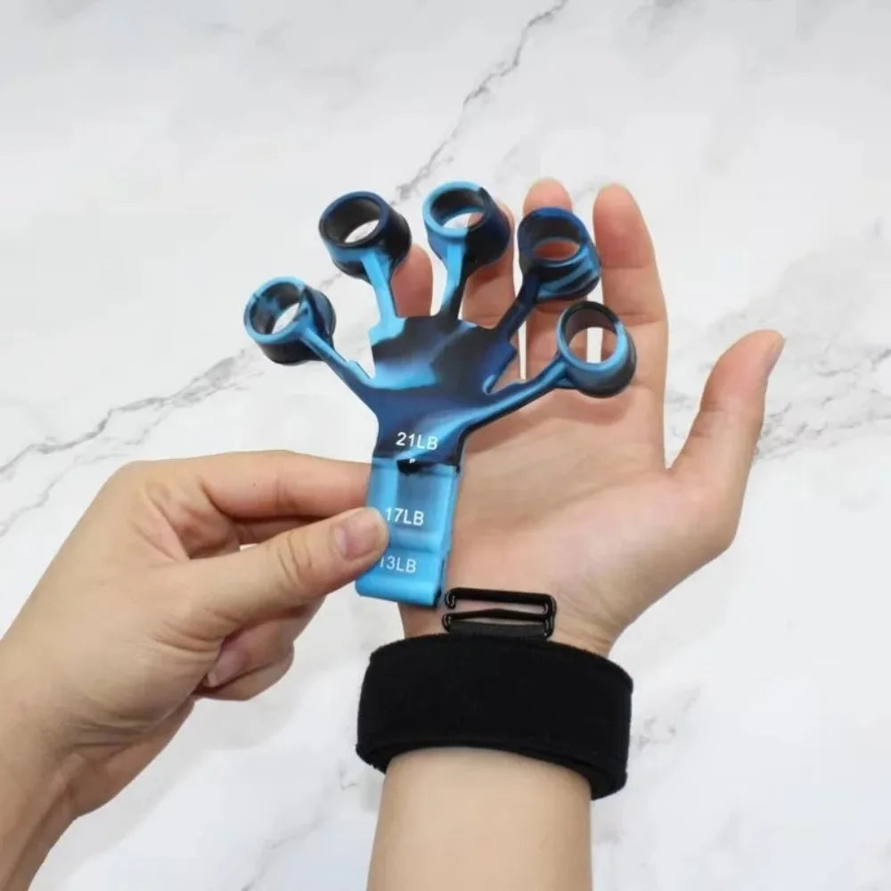 Silicone Hand & Finger Grip Strengthener – Build Grip & Reduce Tension