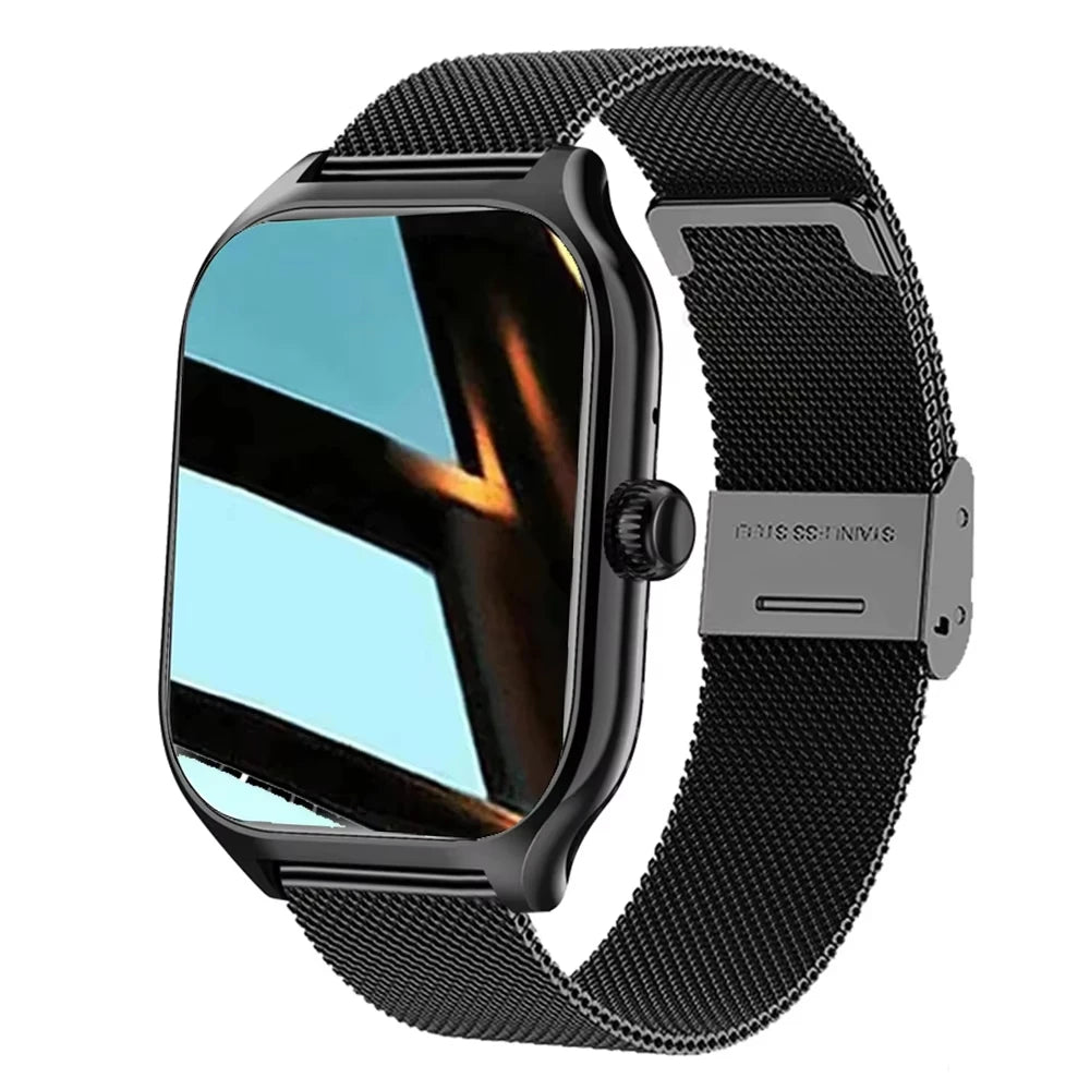 Smart Watch with Fitness Tracker – Heart Rate, Sleep Monitor, Step Counter, Message Alerts & Water Resistant Design