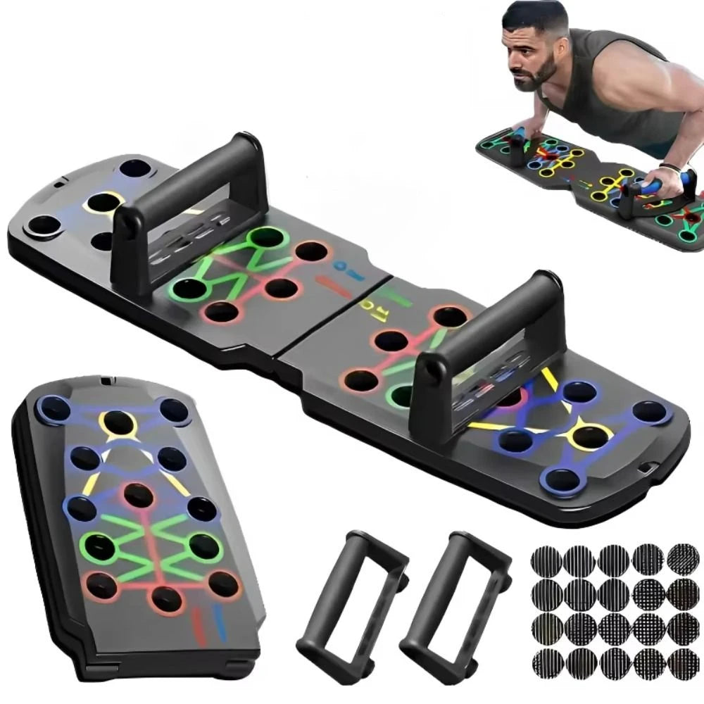 All-in-One Push-Up Training System with Resistance Bands
