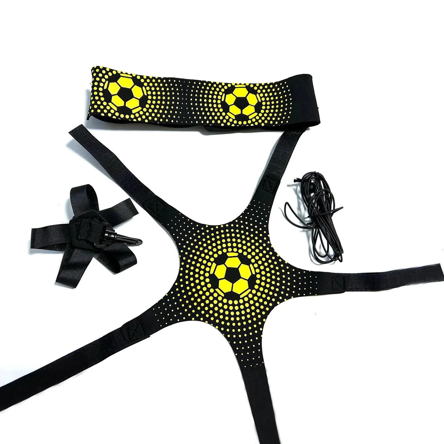 Adjustable Soccer Ball Control Belt with Elastic Cord for Solo Training