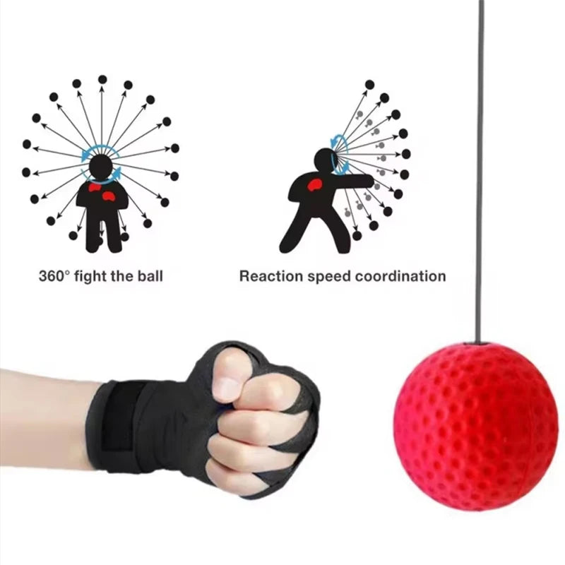 Boxing Reflex Speed Ball – Improve Reaction Time & Coordination